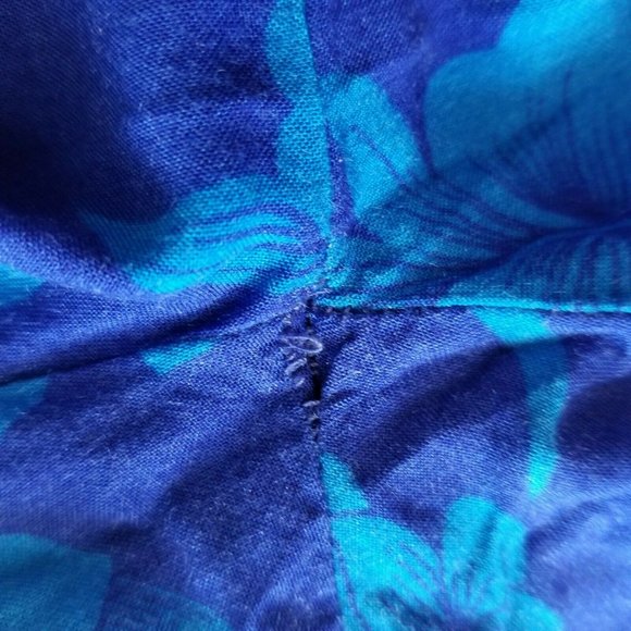 Aloha Joe Hawaiian Button up Shirt Flowers Sz +/-M - Picture 10 of 12